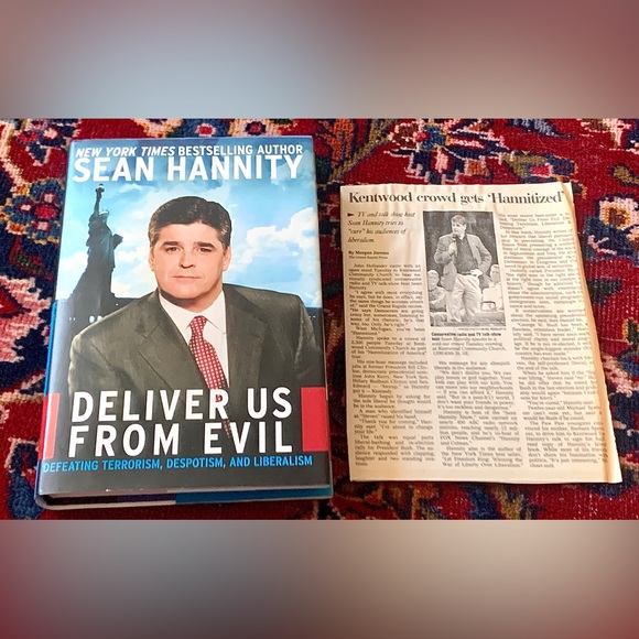 DELIVER US FROM EVIL Hardcover Book SIGNED by Sean Hannity - Picture 4 of 7